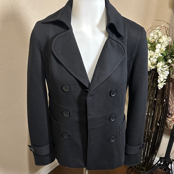 Forever 21 Jackets & Blazers - Forever 21 black Double-Breasted Peacoat size m